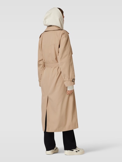 Only Trenchcoat met strikceintuur, model 'CHLOE' Zand - 5