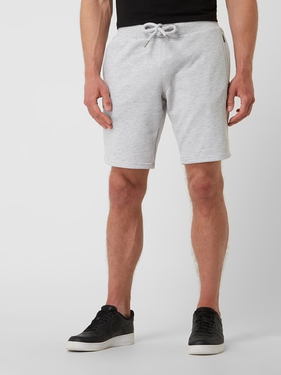 Superdry Sweatshorts met logo Lichtgrijs gemêleerd - 4