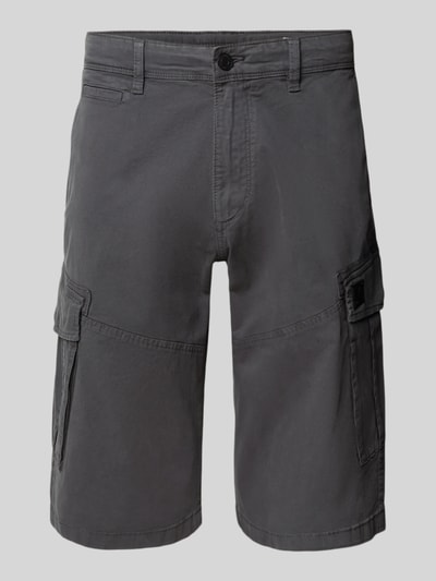 s.Oliver RED LABEL Relaxed Fit Cargoshorts aus Baumwoll-Mix Anthrazit 2