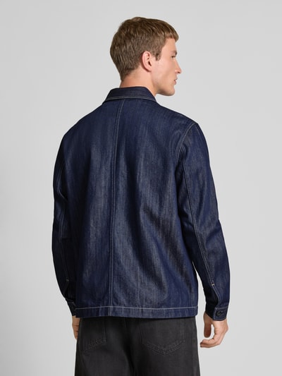 G-Star Raw Regular Fit Jeanshemd mit Kentkragen Modell 'Mosa' Dunkelblau 5