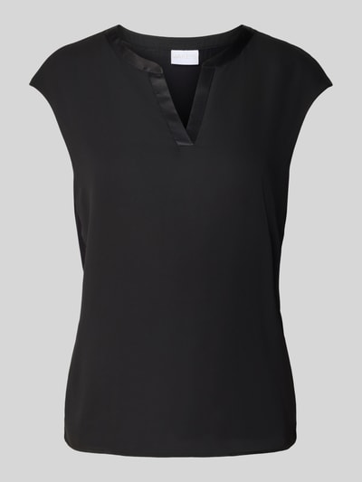 Jake*s Collection Regular Fit Blusentop mit Kappärmeln Black 2