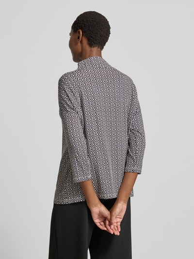 Christian Berg Woman Bluzka z długim rękawem ze stójką Czarny 5