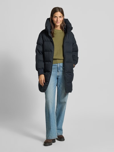 Blonde No. 8 Steppmantel mit Kapuze Marine 1