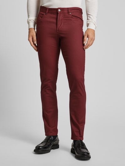 Christian Berg Men Regular fit jeans in 5-pocketmodel Bordeaux - 4