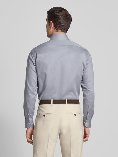 OLYMP Super slim fit zakelijk overhemd met kentkraag Grafiet - 5