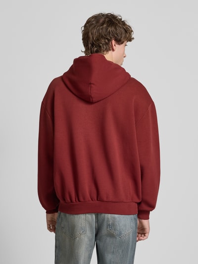 KARL KANI Regular Fit Hoodie mit Logo-Stitching Modell 'Retro' Rot 5