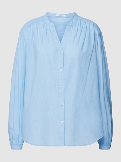 OPUS Blouse met serafinohals, model 'Fapina' Blauw - 2