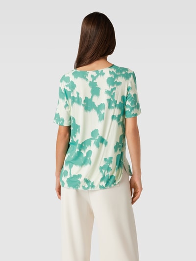 MaxMara Leisure Blouseshirt met all-over motief, model 'FAGUS' Mint - 5