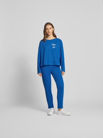 Juvia Longsleeve mit Rundhalsausschnitt Blau 1