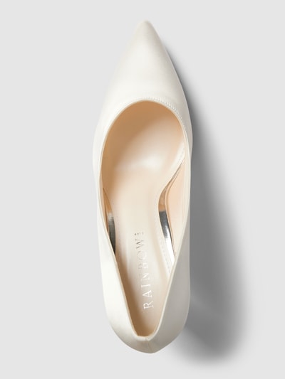 Rainbow Club Pumps met puntig model, model 'FERA' Offwhite - 4