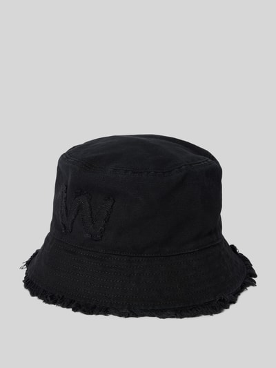 Weekend Max Mara Czapka typu bucket hat z czystej bawełny model ‘ELISEO’ Czarny 1