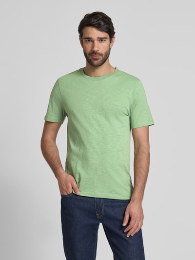 MCNEAL T-Shirt mit geripptem Rundhalsausschnitt Grass 4