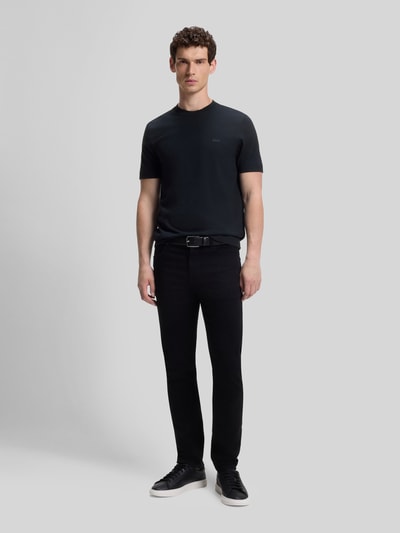 BOSS Regular Fit T-Shirt aus reiner Baumwolle Modell 'Thompson 01' Marine 1