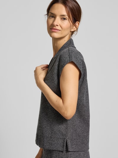 OPUS Regular fit blouseshirt met V-hals, model 'Gapla' Donkerblauw - 3