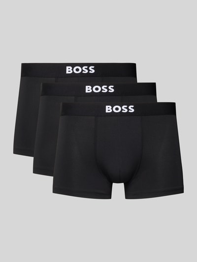 BOSS Obcisłe bokserki w zestaw 3 szt. model 'MICRO ONE' Czarny 1