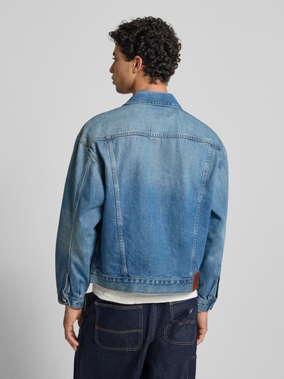 Calvin Klein Jeans Jeansjacke mit Brusttaschen und Label-Detail Jeansblau 5