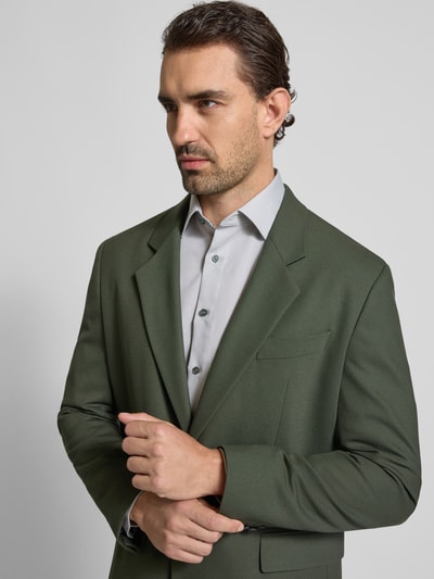 HUGO Regular Fit Sakko mit Viskose-Anteil Dunkelgruen 3