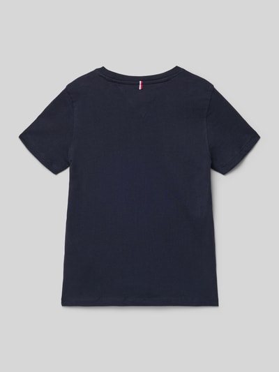 Tommy Hilfiger Teens Regular Fit T-Shirt aus reiner Baumwolle Marine 3