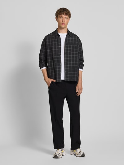 WEEKDAY Relaxed Fit Trackpants mit elastischem Bund Modell 'Ken' Black 1