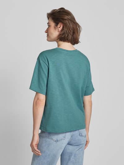 JAKE*S STUDIO WOMAN T-shirt in effen design Lagune - 5