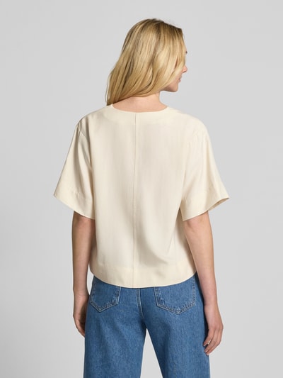 Selected Femme Bluzka z wiązaniem model ‘NATUK’ Złamany biały 5