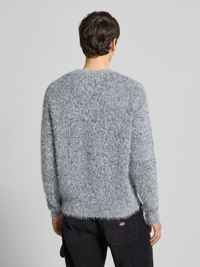Only & Sons Regular fit gebreide pullover met alpaca, model 'NOAH' Middengrijs gemêleerd - 5
