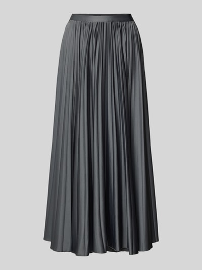 Stefanel Midirok met plissévouwen Lichtgrijs - 2