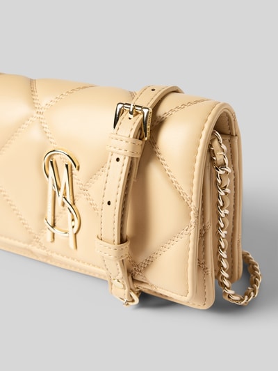 Steve Madden Crossbody Bag mit Logo-Applikation Modell 'Bendue' Beige 3