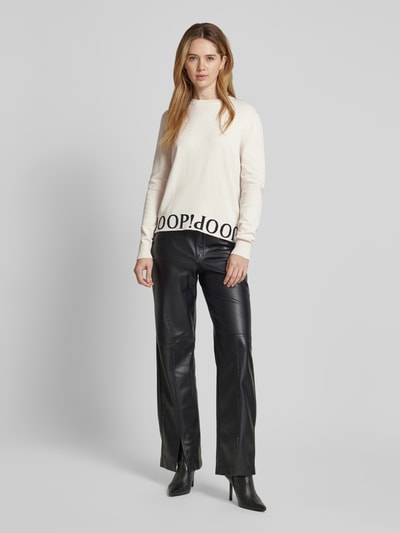 JOOP! Longsleeve met ronde hals Offwhite - 1