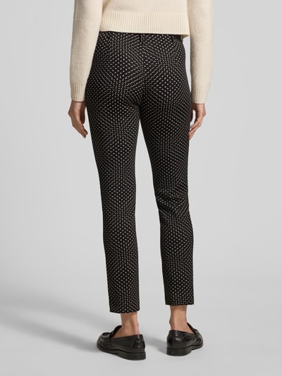 Marc Cain Spodnie o kroju skinny fit z elastycznym pasem Czarny 5