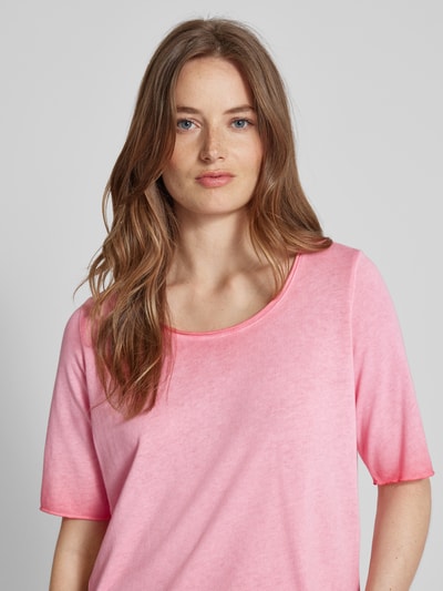 Smith and Soul T-Shirt mit Rollsaum Pink 3