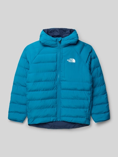 The North Face Gewatteerd jack met labelprint Rookblauw - 1