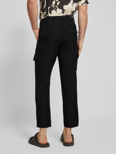 Mango Cargohose mit Label-Detail Modell 'vigil' Black 5