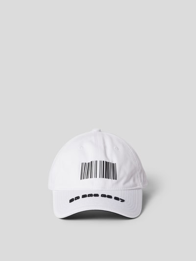 VTMNTS Basecap mit Label-Stitching Weiß 4