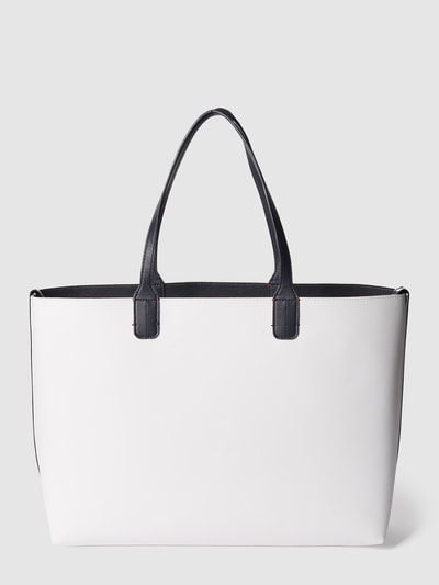 Tommy Hilfiger Shopper mit Label-Prägung Weiss 4