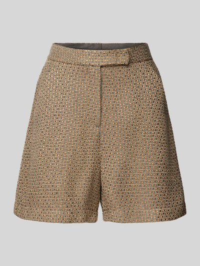 MORE Wide Leg Shorts in Bouclé-Optik Camel 2