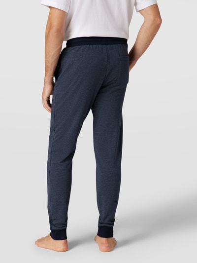 Schiesser Sweatpants in melierter Optik Modell 'Mix + Relax' Marine 5