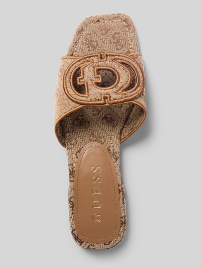Guess Pantoletten mit Label-Detail Modell 'TARISHAE' Beige 3