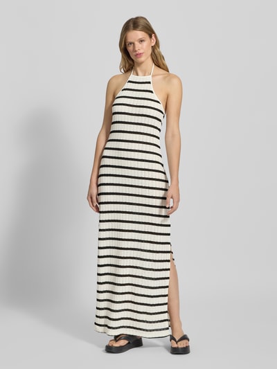 Only Fließendes Strickkleid aus Baumwoll-Mix Modell 'HALIA' Offwhite 4