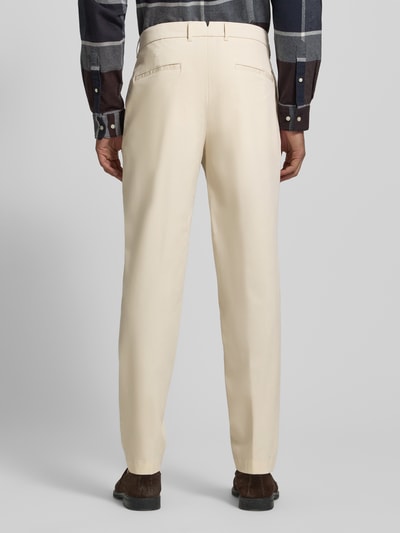 BOSS Tapered Anzughose aus Lyocell-Mix Modell 'PERIN' Offwhite 5