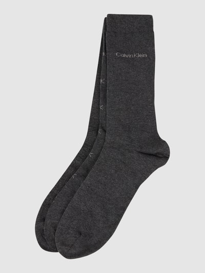 CK Calvin Klein Socken im 3er-Pack Mittelgrau 1