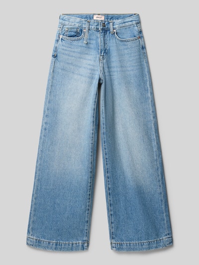 Only High Rise Jeans aus reiner Baumwolle Modell 'BROOME' Blau 1