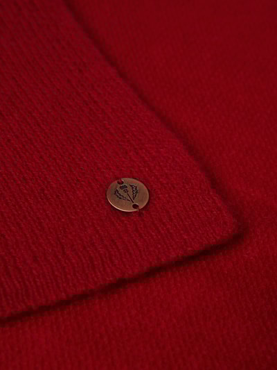 Fraas Schal aus reinem Kaschmir Rot 2