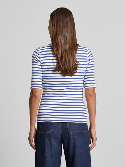 s.Oliver RED LABEL T-Shirt mit Rundhalsausschnitt und 1/2-Arm Marine 5