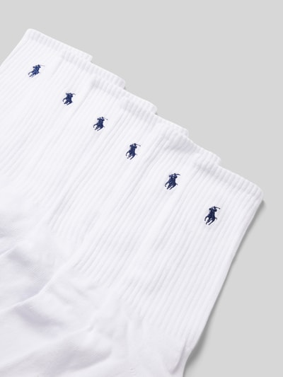 Polo Ralph Lauren Underwear Socken mit Logo-Stitching im 6er-Pack Weiss 2