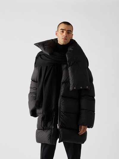 Rick Owens Schal mit Fransen Black 1