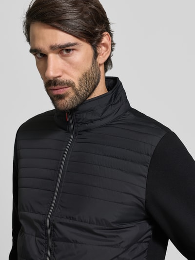 Christian Berg Men Sweatjack met ritssluiting Zwart - 3