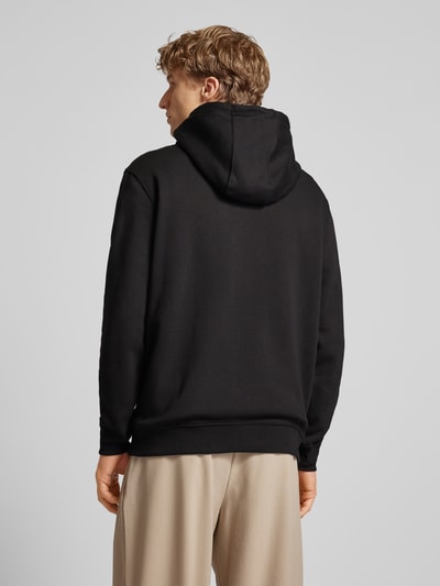 Tommy Jeans Regular fit hoodie met labelstitching Zwart - 5