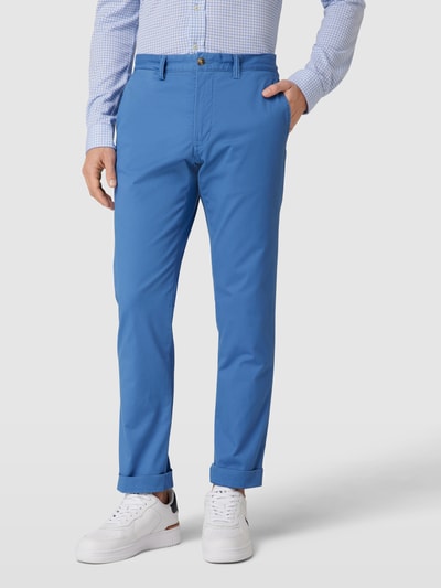 Polo Ralph Lauren Slim fit chino in effen design Oceaanblauw - 4