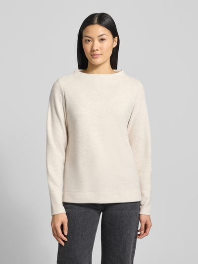 s.Oliver RED LABEL Bluza o kroju regular fit z mieszanki bawełny Écru 4